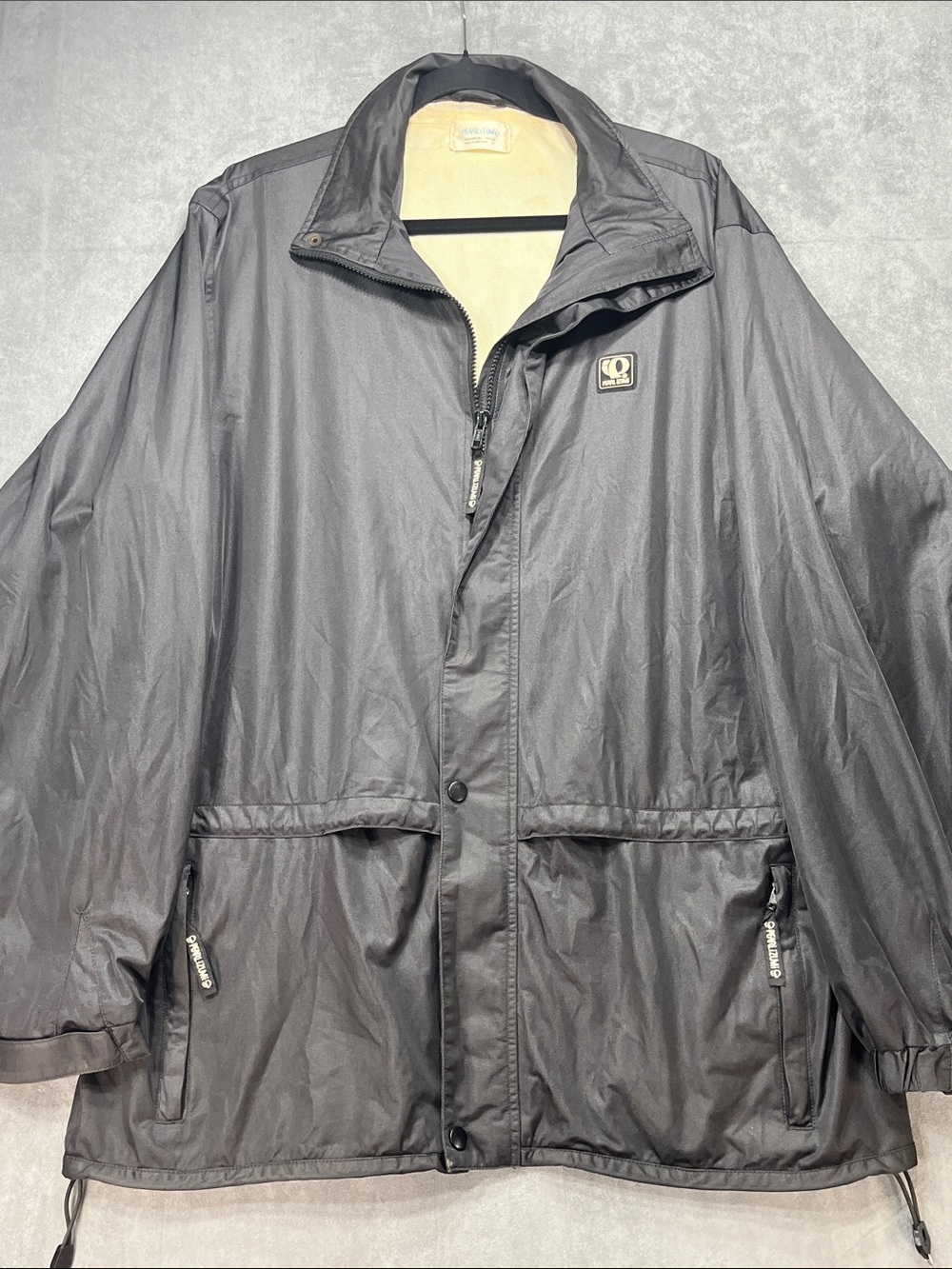 Vintage Pearl Izumi Gore-Tex Cycling Jacket Black Technical Wear L